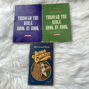 Through The Bible Book By Book Myer Pearlman Part 1&2 Old Testament Bonus Book